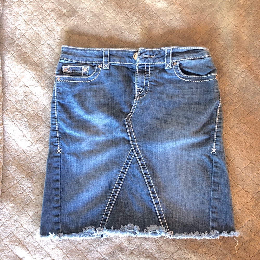 Ten Denim blue Jean skirt size L